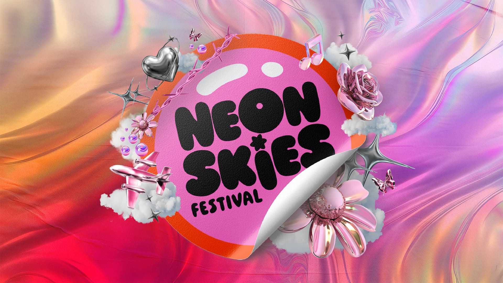 Neon Skies Festival at Fan Park at ICE District