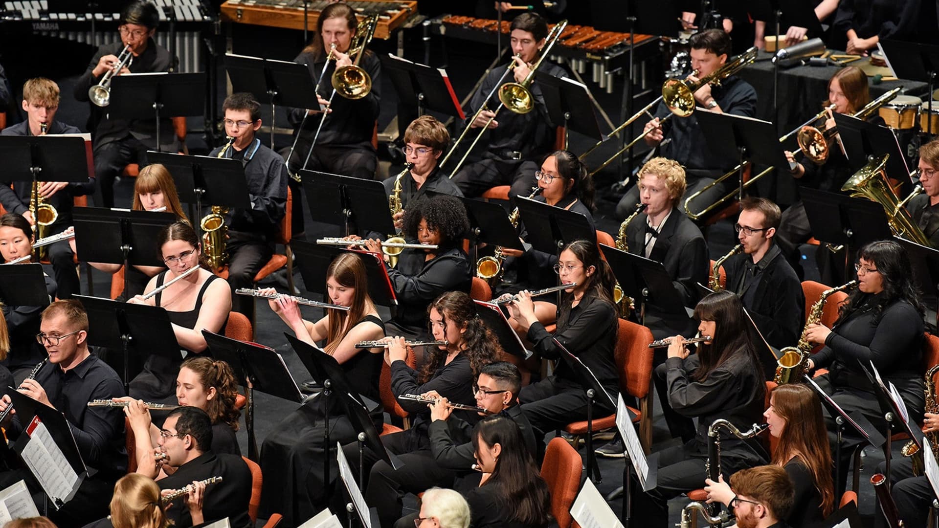 ASU Maroon and Gold Bands at ASU Gammage