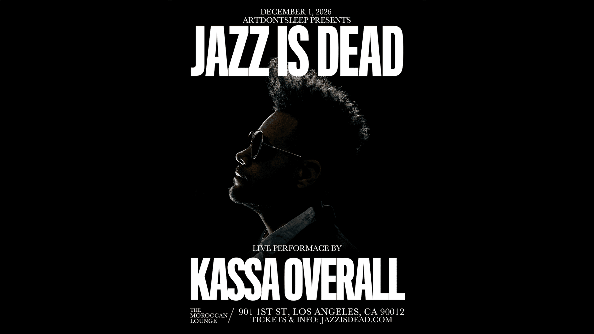 Kassa Overall at The Moroccan Lounge