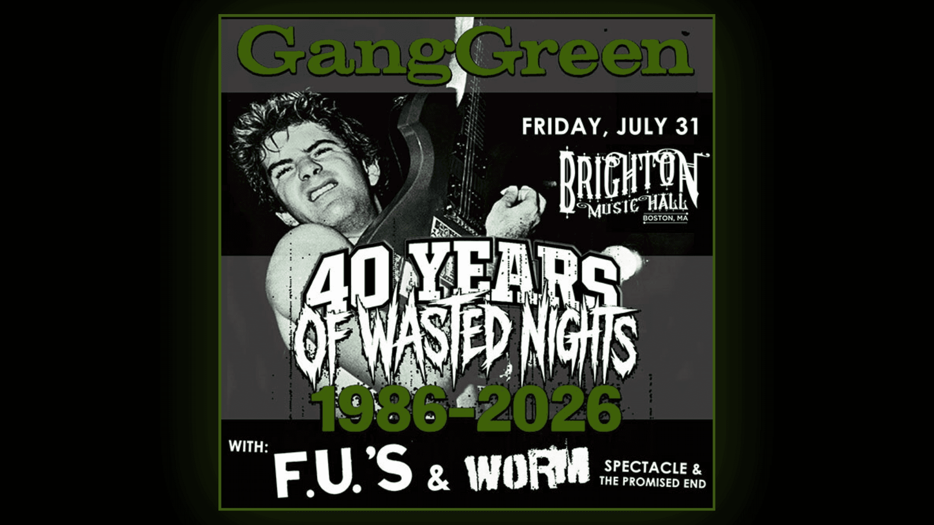 Gang Green at Brighton Music Hall presented by Citizens