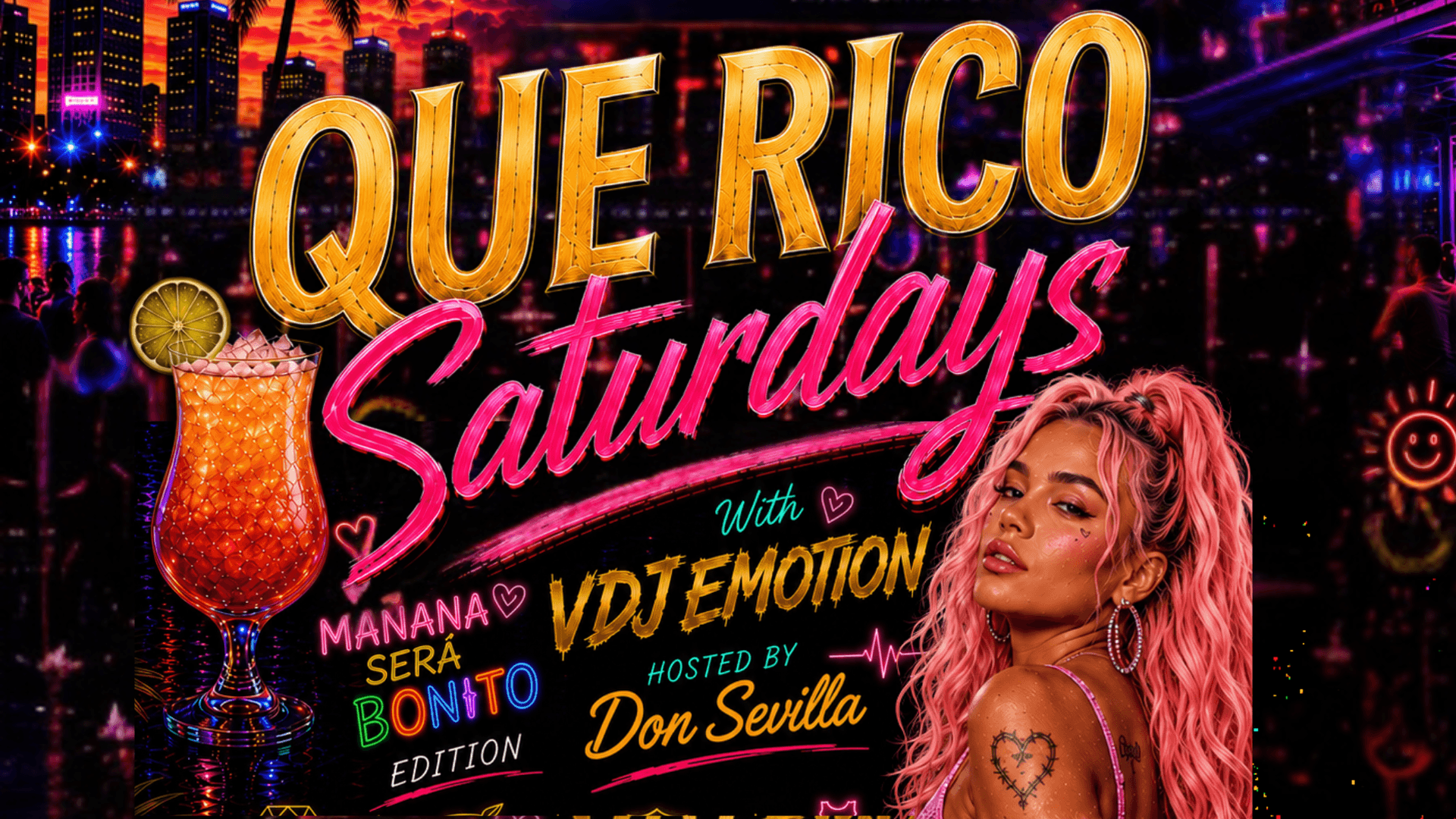 Que Rico Saturdays with VDJ Emotion by Sábado Gigante at New Orleans Jazz Market