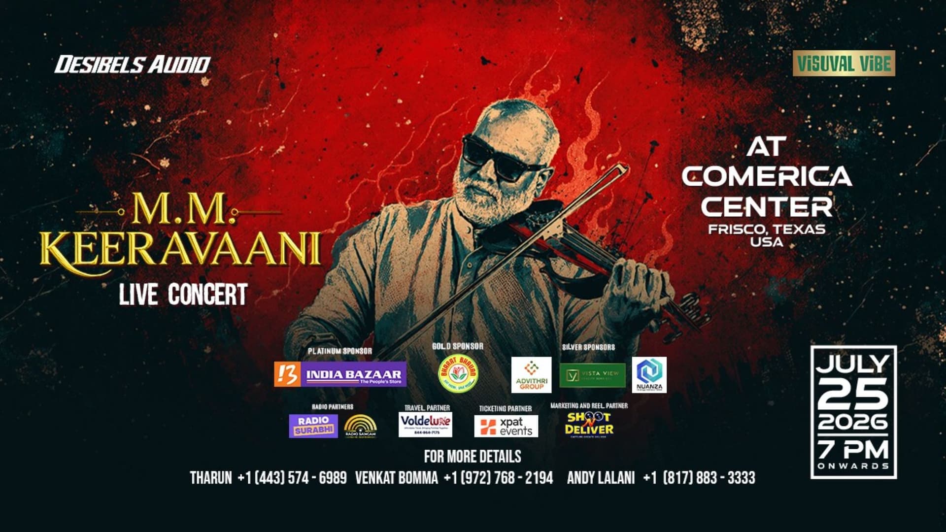 M.M. Keeravaani at Comerica Center