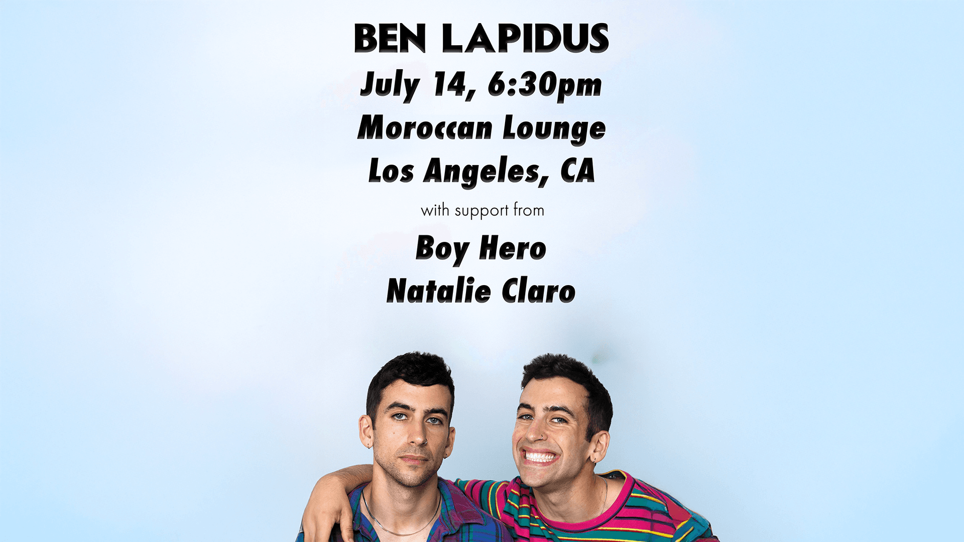 Ben Lapidus at The Moroccan Lounge