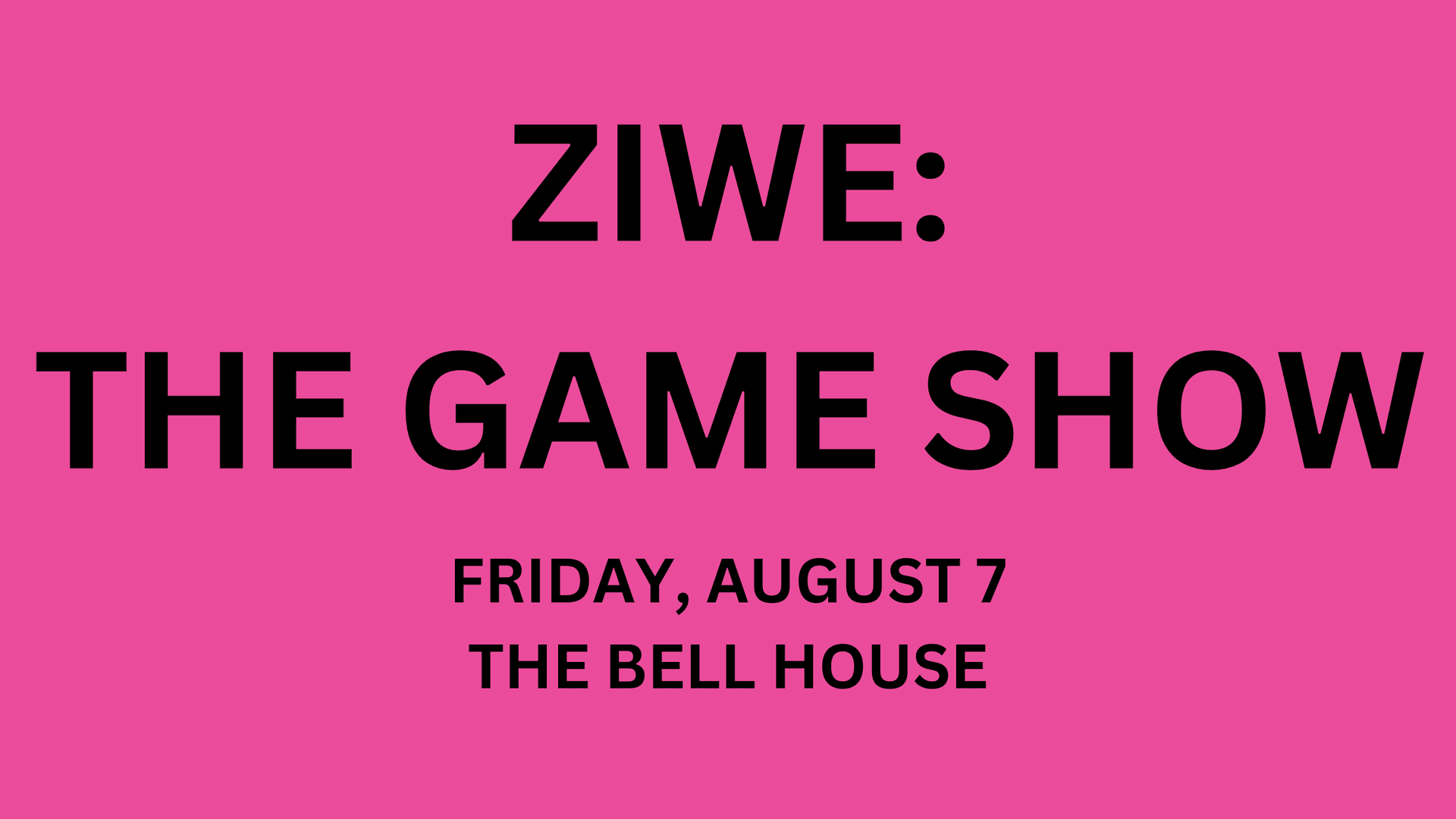 Ziwe at The Bell House