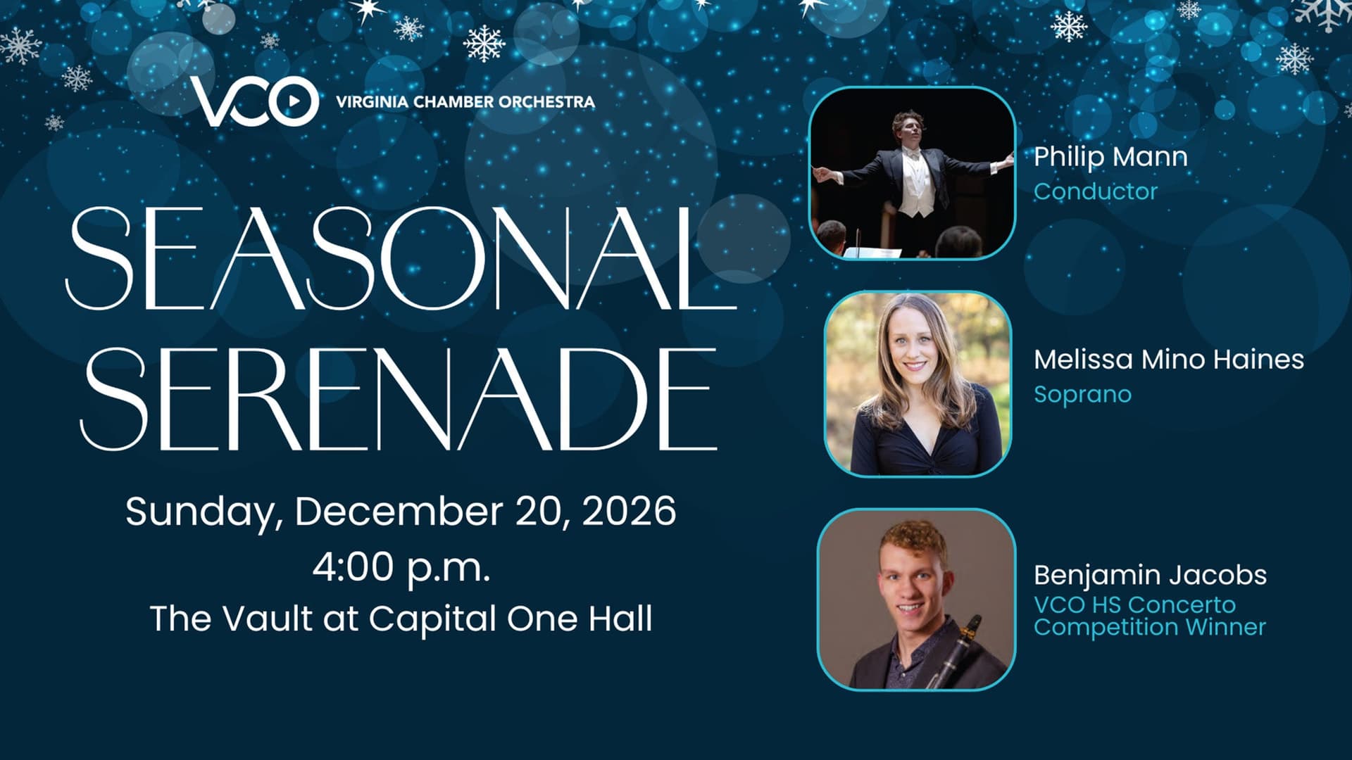 Virginia Chamber Orchestra at The Vault at Capital One Hall