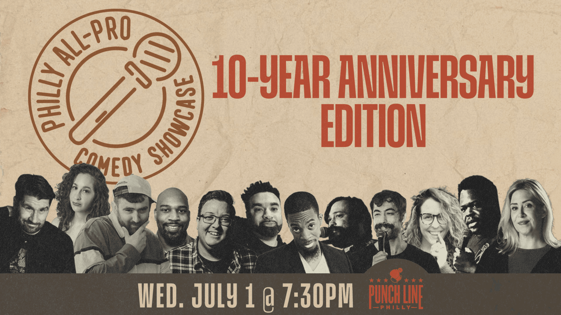 Philly All-Pro Comedy Showcase at Punch Line Philly