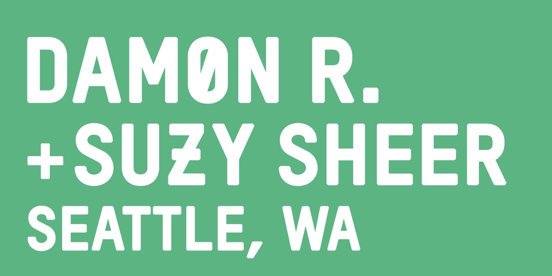 Damon R., Suzy Sheer at El Corazon