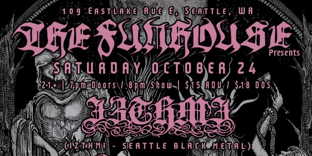 Izthmi / Kostnatění (MN Black Metal) / ManeateR / End of Small Sanctuary at Funhouse