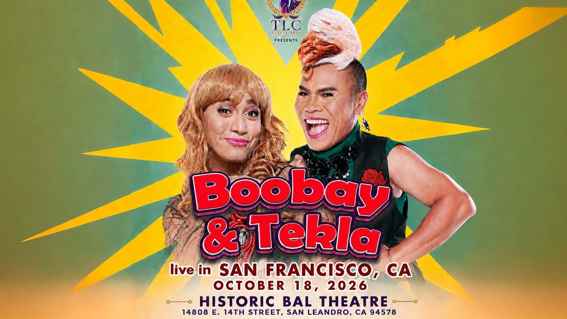 Boobay and Tekla Comedy Show at Historic BAL Theatre