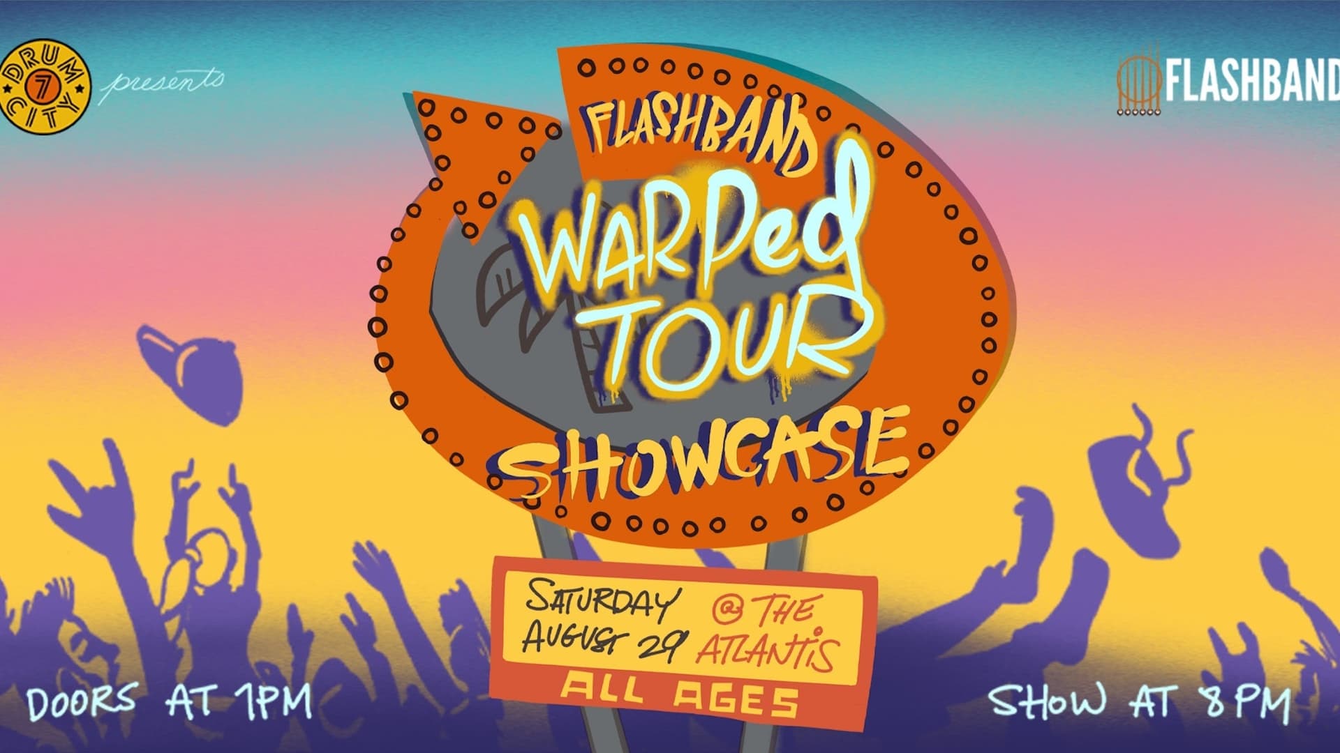 Flashband Warped Tour Showcase at The Atlantis
