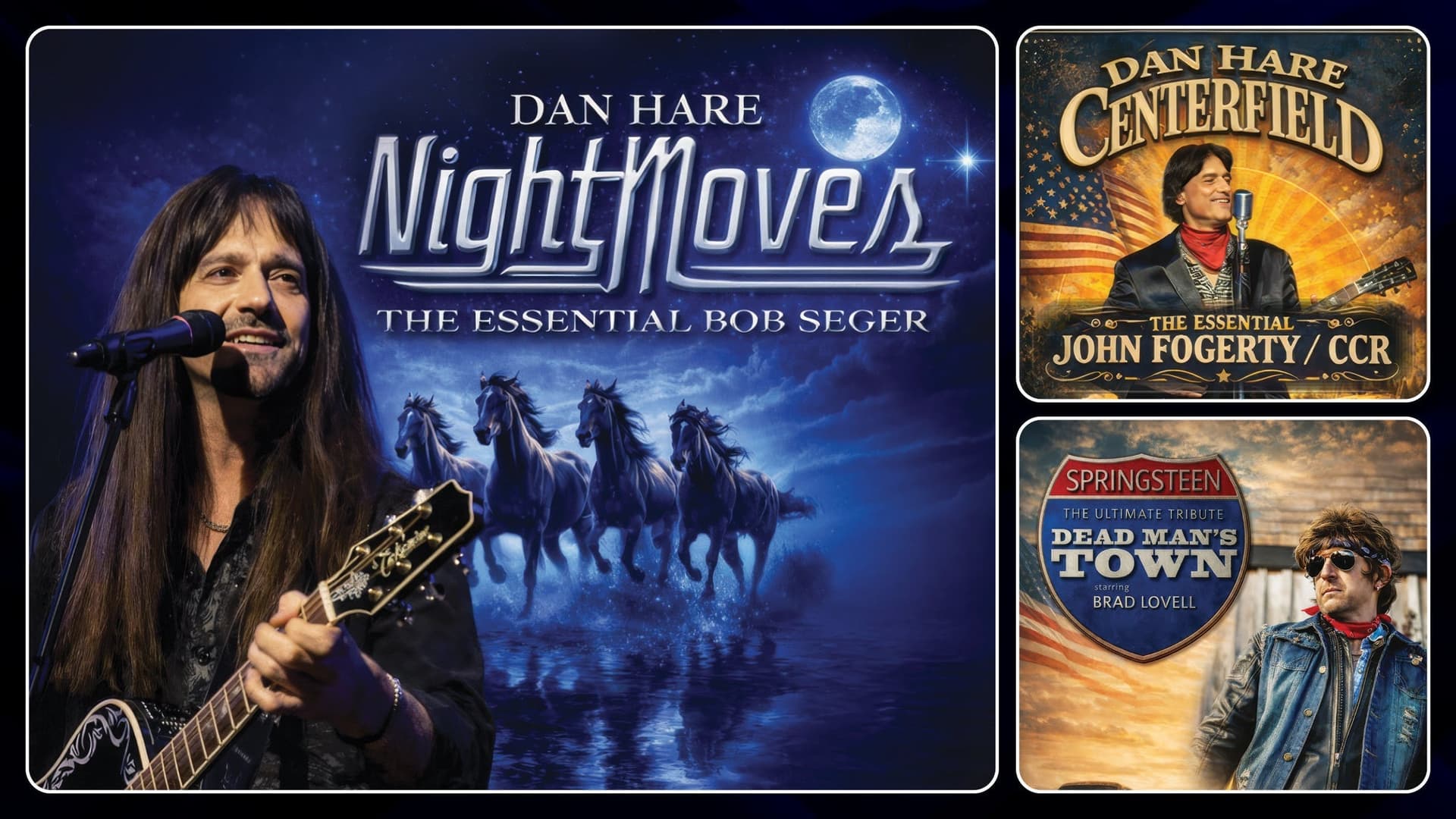 American Rock Legends: Tributes to Seger, Fogerty, CCR & Springsteen at Century Casino
