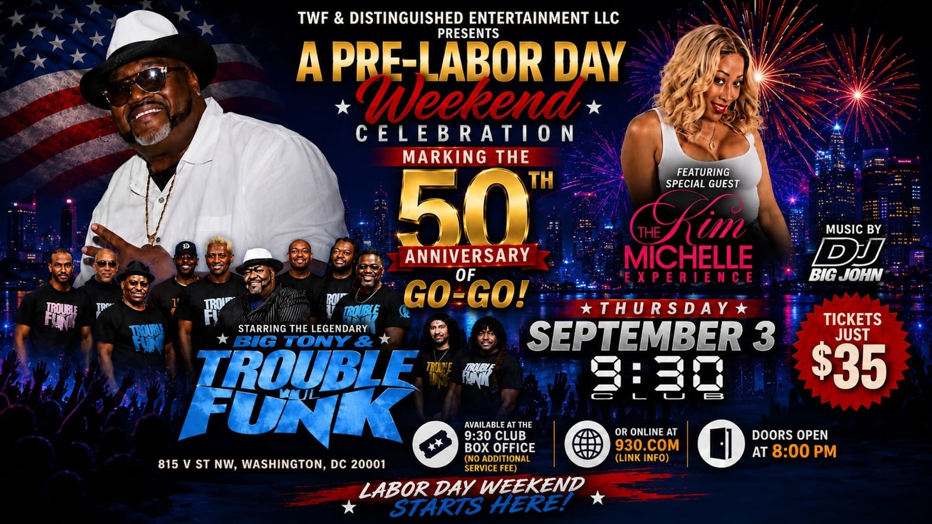 Trouble Funk at 9:30 CLUB