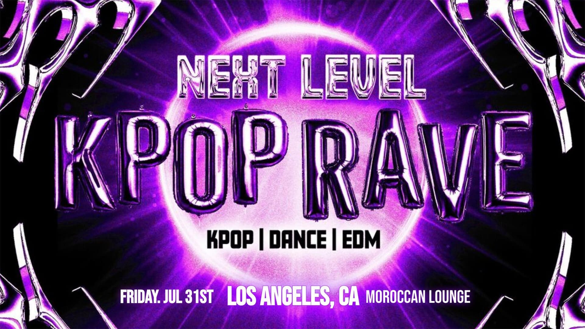 Next Level: KPop Rave at The Moroccan Lounge