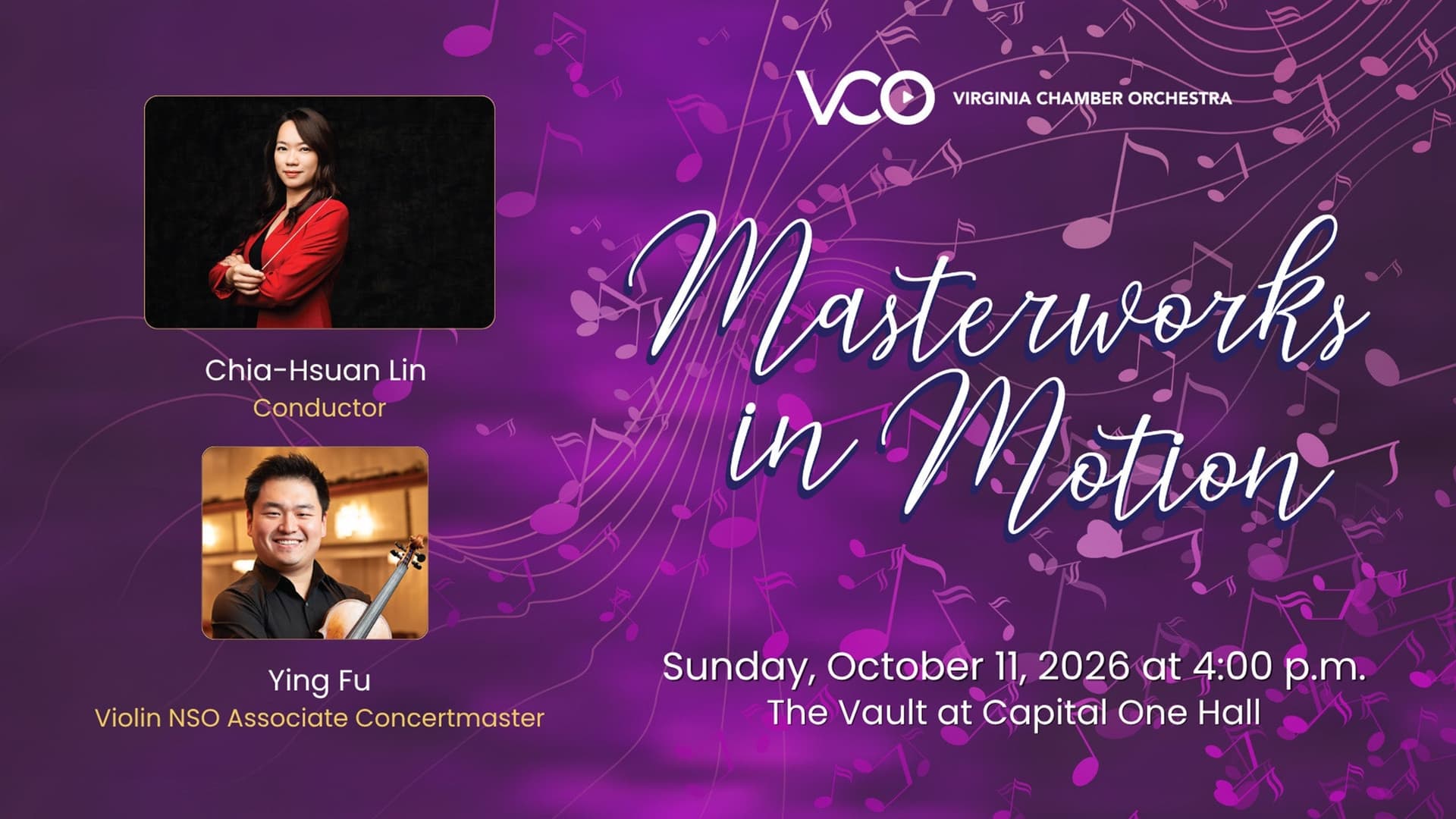 Virginia Chamber Orchestra at The Vault at Capital One Hall