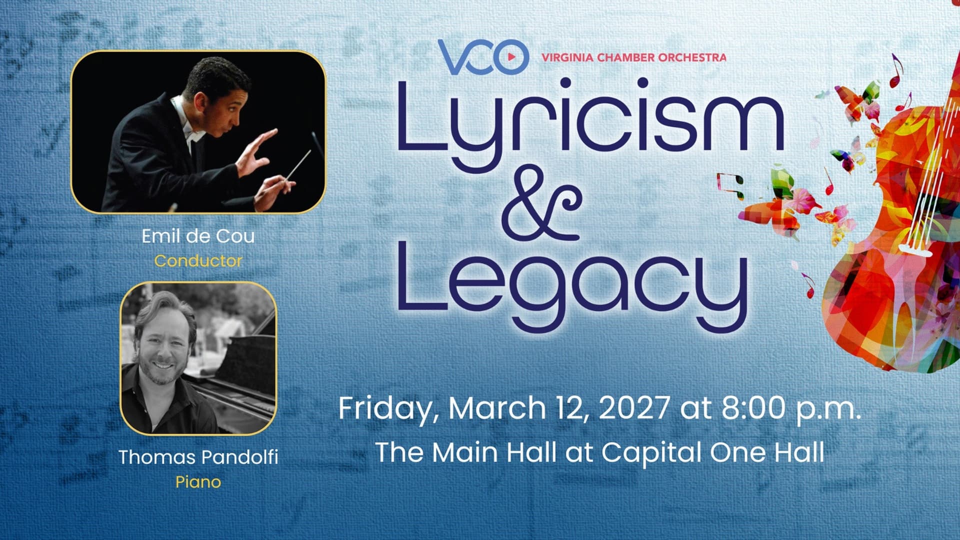 Virginia Chamber Orchestra at Capital One Hall