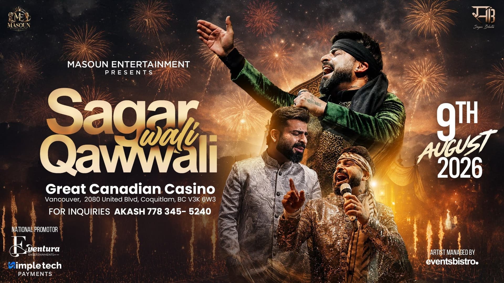 Sagar Bhatia at Casino Vancouver